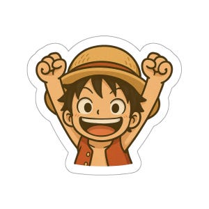 Monkey D Luffy King of Pirates Die-Cut Sticker