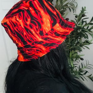 Red Flame Bucket Hat