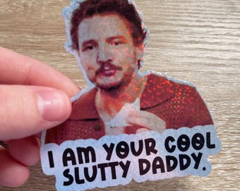 Pedro Pascal Sticker - Funny Sticker- Pedro Pascal I'm Your Daddy ...