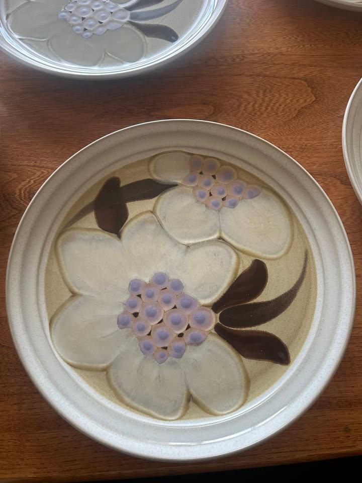 Noritake Folkstone 花柄皿 直径23cm Noritake folkstone - Etsy 日本