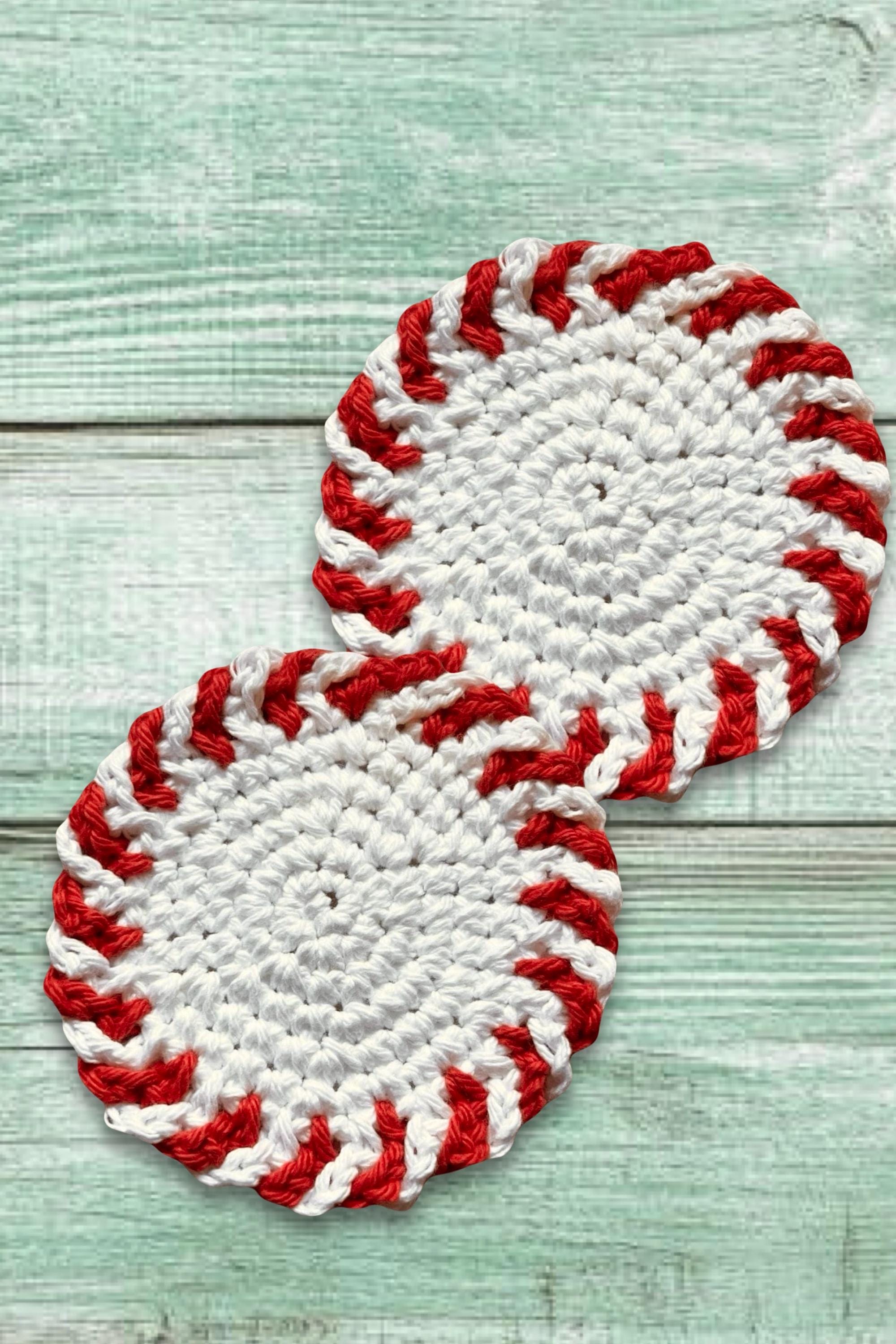 CROCHET PATTERN | Cozy Holiday | Vintage Christmas Peppermint Crochet ...