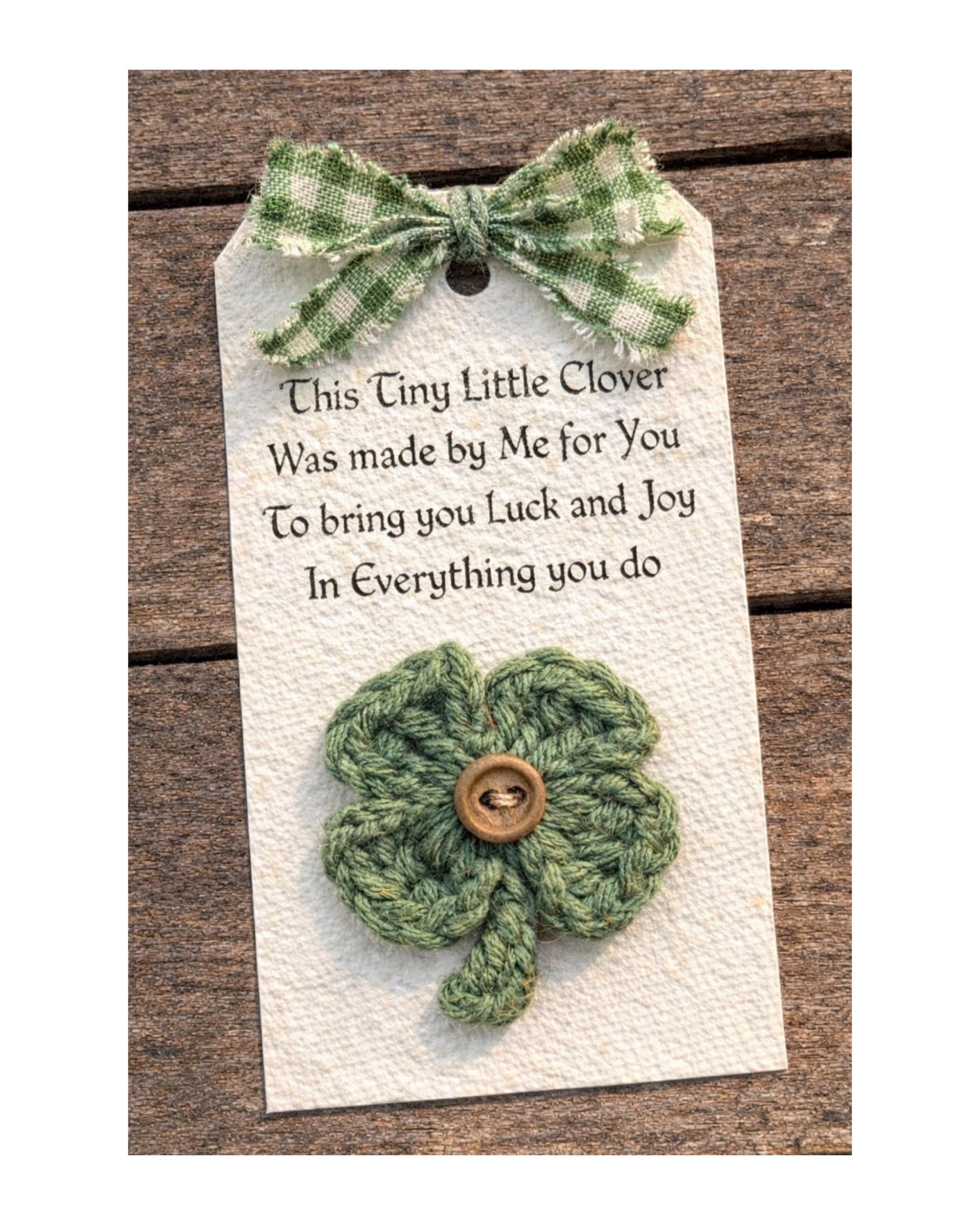 Mini Pocket Shamrock Pattern