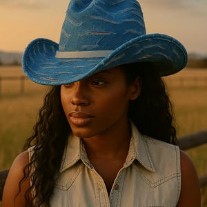 Rhinestone Cowboy Hat – Western Glam | Sparkly Rodeo Hat in Multiple Colors | Women’s Bling Cowgirl Hat