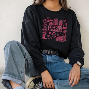Cowgirl Sweatshirt | western sweatshirt  | Gift for Rodeo Lovers | country concert outfit  | Rodeo Fashion