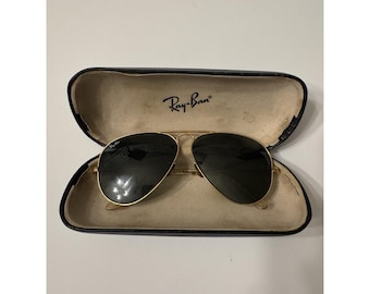 Ray Ban B&L Leathers Shooter 62mm Vintage Sunglasses - Etsy