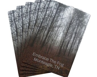 Embrace The Fog Poker Playing Cards - Classic Game Night Essential, Gift for Poker Lovers, Unique Card Design