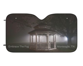 Embrace The Fog Car Sun Shade with Gazebo Design, Auto Accessories, Sun Protection, Gift for Car Lovers, Summer Essentials