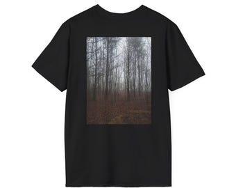 Embrace The Fog | Unisex Softstyle T-Shirt, Nature Lover Gift, Eco-Friendly Tee, Outdoor Adventure Wear, Unique Graphic Shirt