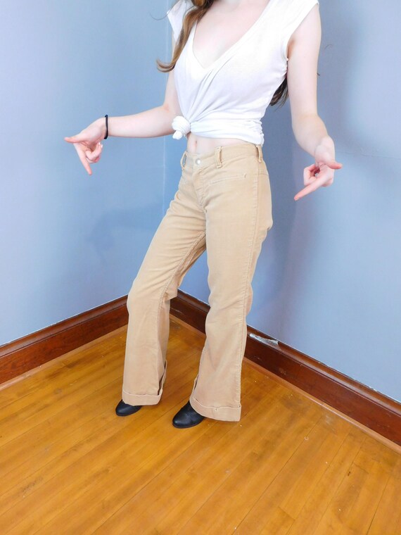Vintage Wrangler Corduroy Bell Bottoms, 70's Flare