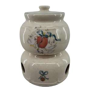 Vintage International China Marmalade 3 Piece Potpourri Pot Simmer Pot HTF