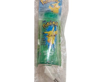 VTG 2002 Pokémon Small Animal Water Bottle Pikachu Official Nintendo Licensed