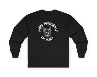 Akira Apocalypse long sleeve with black metal font