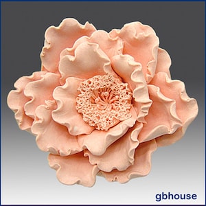 3D Silicone Soap Mold - Glorious Peony Flower | One Cavity, Realistic Peony Mold for CP & MP Soap | Handmade Soap Mold | Floral Soap Mould