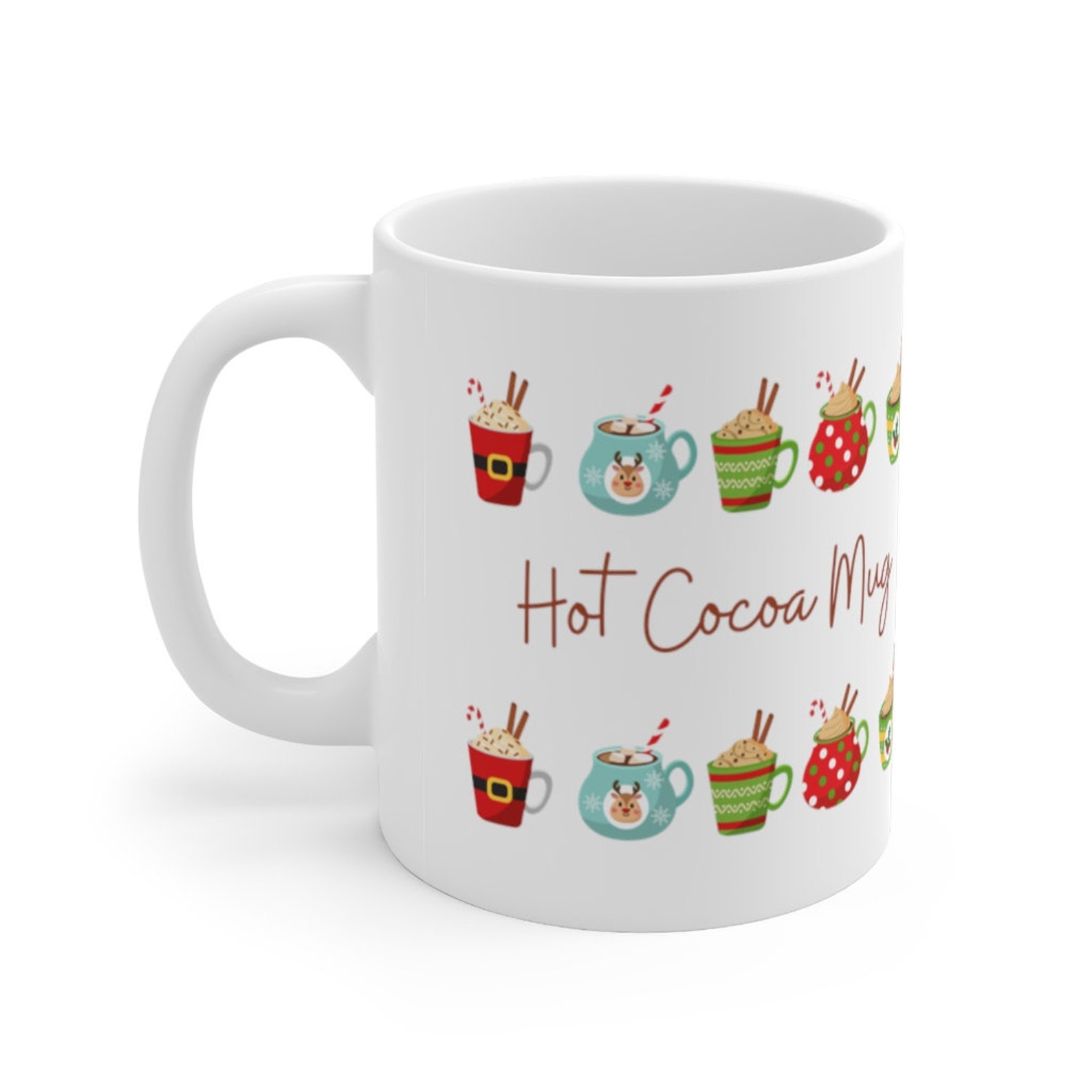 Hot Cocoa Mug Chocolate Mug Christmas Mug Christmas Gift  Etsy