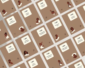 100 Tarjetas de Afirmaciones para Mujeres / Citas Positivas / Tarjetas Imprimibles / Descarga Digital / Múltiples Tamaños