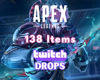 Drops de Twitch de Apex Legends: 138 artículos - Entrega rápida - Entrega segura