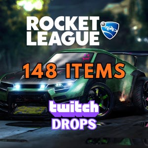 Rocket League - 148 Items - Twitch Drops - Fast Delivery - Digital Download