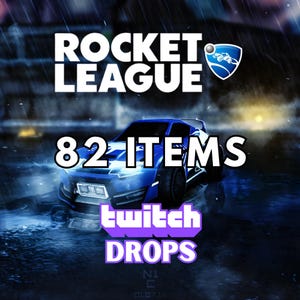 Rocket League 82 items • Twitch Drops • RLCS 2025 Champions Road • Digitale instructiegids