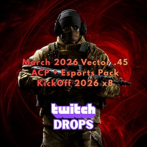 Rainbow Six Siege Twitch Drops | Esports Pack (Digital Download)