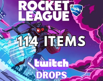 Rocket League: 114 objetos • Twitch Drops • Camino a la Champions RLCS 2025 • Archivo de instrucciones digital