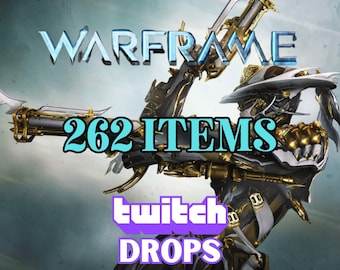 Twitch Drops de Warframe - 262 artículos - Entrega rápida - Acceso digital