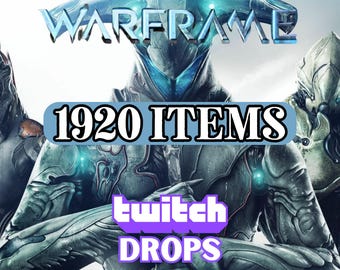 Warframe Twitch Drops - 1920 artículos - Entrega rápida - Descarga digital