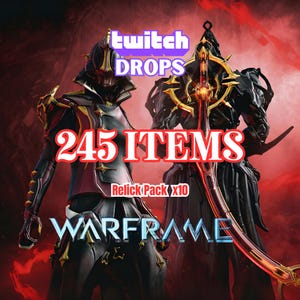 Warframe Twitch Drops - 245 Items - Fast Delivery - Step by Step Claim Tutorial for Rewards