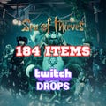 Sea of Thieves - Twitch Drops | 184 Items | Fast Digital Delivery