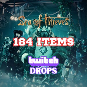 Sea of Thieves - Recompensas da Twitch | 184 Itens | Entrega Digital Rápida