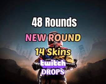 Rust Twitch Drops - NUEVA Ronda 48 - 14 aspectos - Entrega rápida