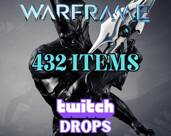 Obsequios de Twitch para Warframe - 432 artículos - Gara, Sevagoth, Styanax - Guía de instrucciones digital