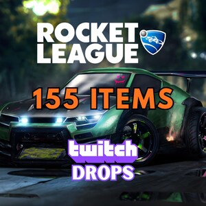 Rocket League - 155 Items - Twitch Drops - Fast Delivery - Digital Download