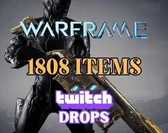 Twitch Drops de Warframe - 1808 artículos - Entrega rápida - Producto digital