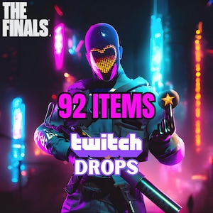 The Finals Twitch Drops - 92 Items - Fast Delivery - Secure Digital File