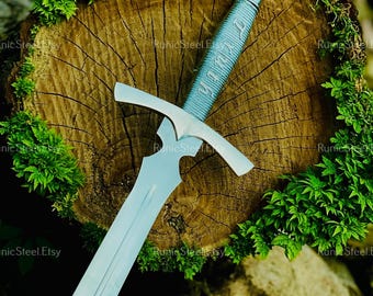 Réplique faite main de l'épée de vérité : objet de collection La Légende du chercheur