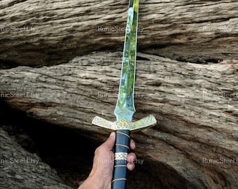 Réplique d'épée Goldryn, trône de verre, accessoire de cosplay en acier fait main