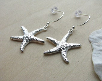 Bridesmaid Jewelry Starfish Earrings Bridesmaid Earrings Star Fish
