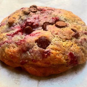 Raspberry Chocolate Chip Cheesecake Cookies, Fruit Cookies, Cheesecake Stuffed Cookies, Chocolate Chip Cookies, Cookie Cater, Gift for Women