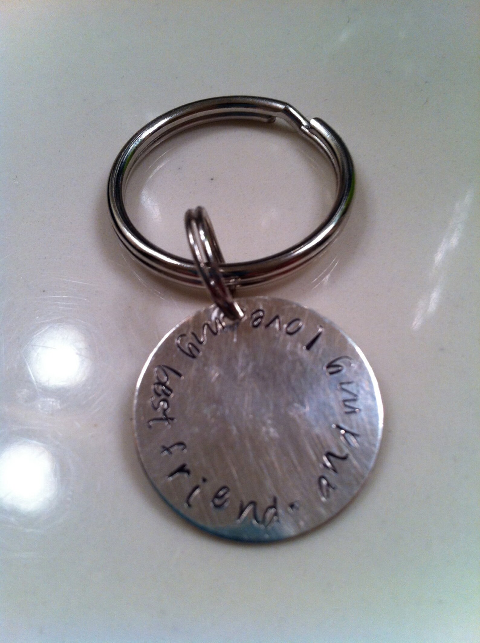 Men's Sterling Silver Key Ring. Customized. Personalized. Etsy