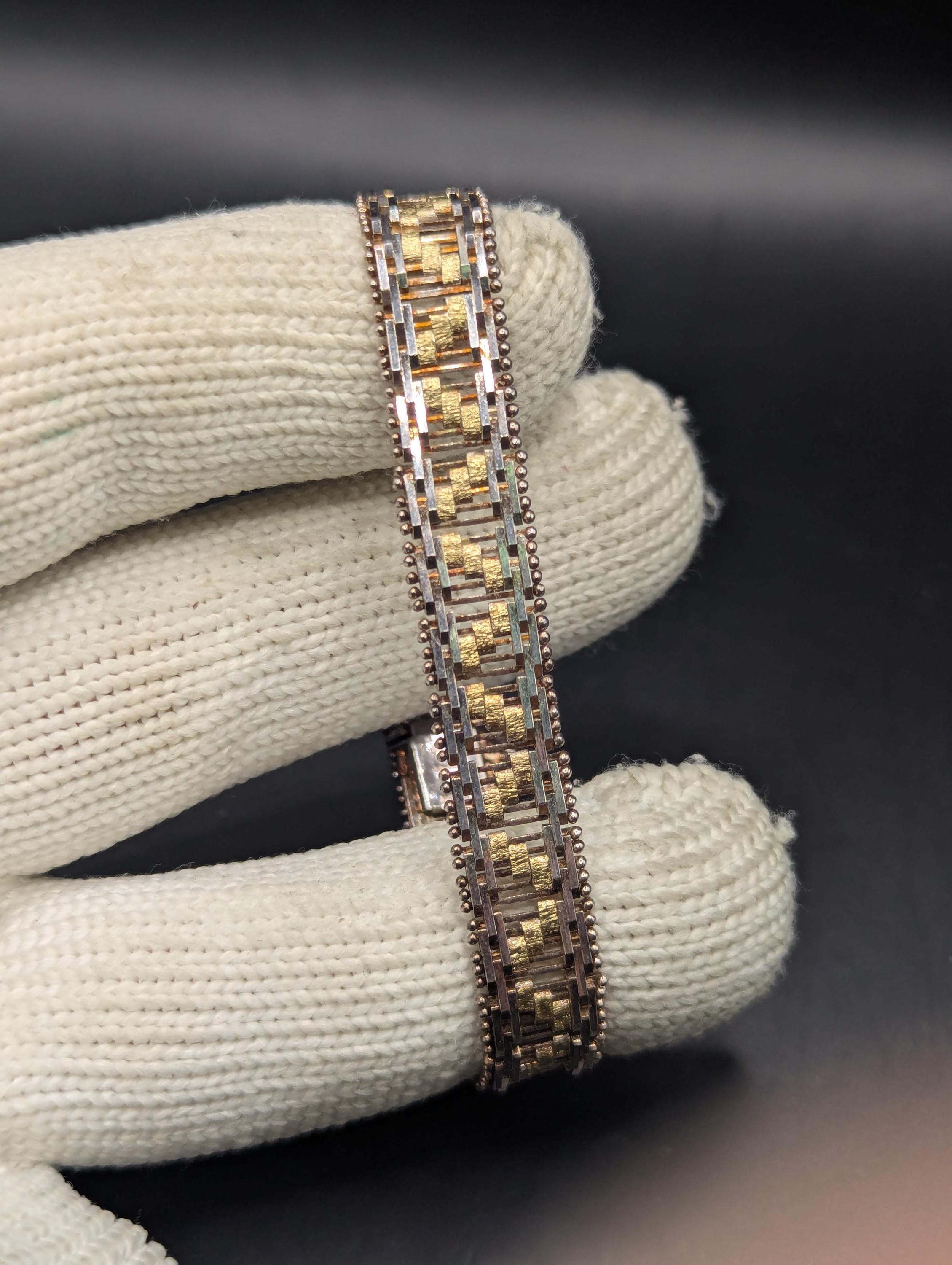 Vintage Milor Italy 925 Silver Gold - Etsy