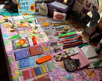 Lot de 60 médiators mystères papillons