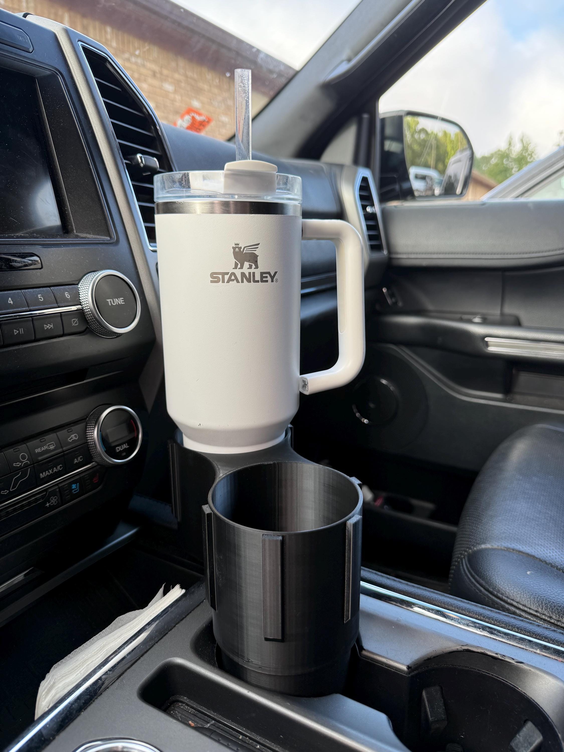 Ford Expedition Double Cup Holder Insert: 4th Gen (2018-2024) PETG - Cup holder insert for vehicles