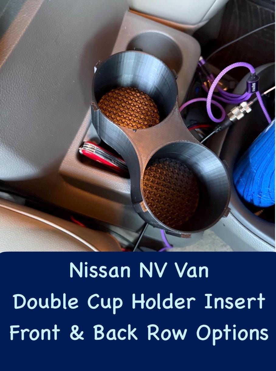 Nissan NV Double Cupholder Insert - Etsy