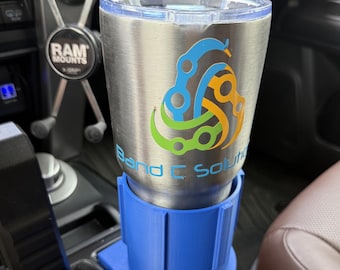 4Runner 5th Gen Single Cup Holder Insert: PETG, Center Console Organizer (2010-2024)