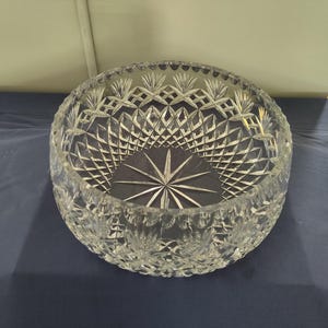 Vintage Cut Crystal Bowl
