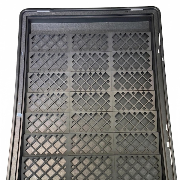 Display Case Card Riser Stands - Color: Black - Zion Case / Generic Case - Any Layout - FAST SHIPPING!