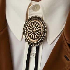 Retro Alloy Mens Bola BOLO Tie, Necklace Wedding for Men Women Groomsmen Bridegroom, Western Cowboy Necktie, Gifts for Her Bolo Tie Necktie
