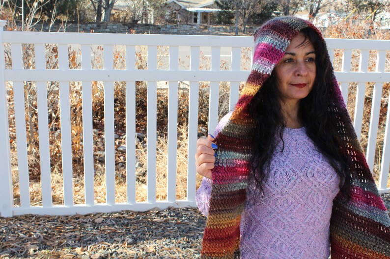 Cherry Hooded Scarf