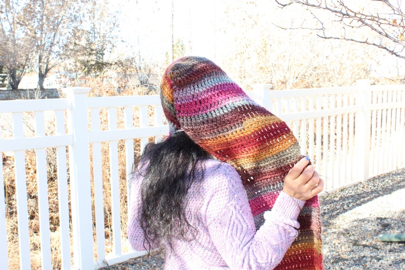 Cherry Hooded Scarf