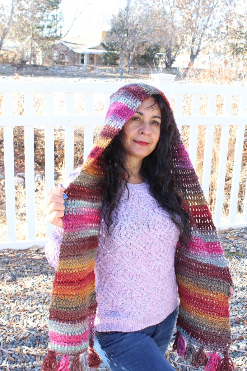 Cherry Hooded Scarf